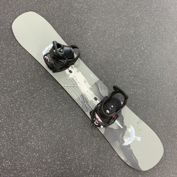 Used 2022 Burton Process 155 cm Snowboard w/ MD Burton MalaVita