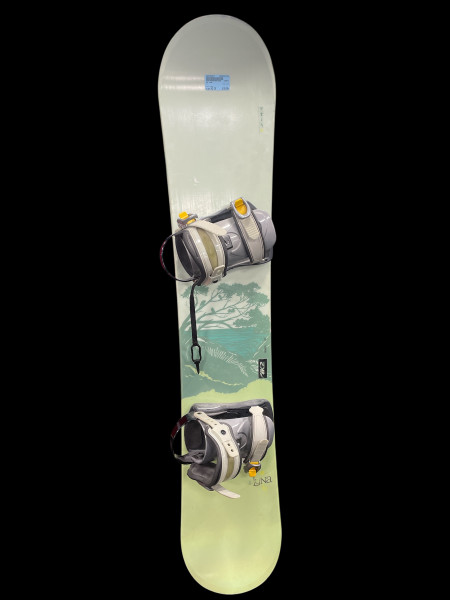 Used Burton SUPERMODEL Womens Board/Bindings Teal 156 cm