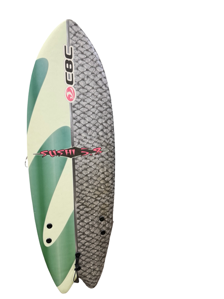 Used California Board Co SUSHI 5.8 Soft Surfboard 5'8