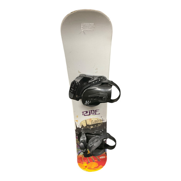 Used Burton CHOPPER 115CM Boys Board/Binding Black And Yellow 115 cm Used Burton CHOPPER 115CM Boys Board/Binding Black And Yellow 115 cm