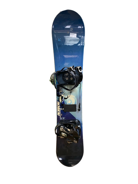 Used Morrow LOTUS 149cm Womens Snowboard w/ Heelside Bindings