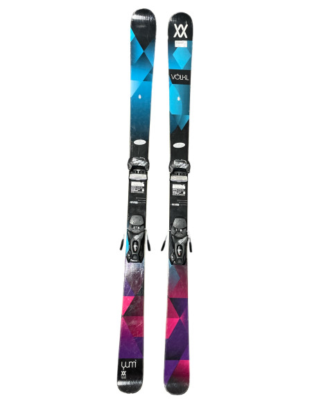 Used Elan LEELOO Womens DH Ski/Binding Navy Blue 165 cm