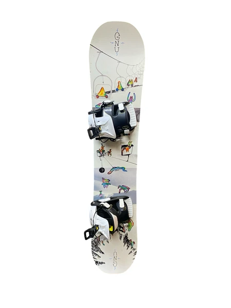 Used Burton CHOPPER 121 Boys Board/Binding Royal Blue 121 cm