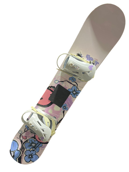 Used Burton CHICKLET 131 cm Girls' Snowboard Combo Girls