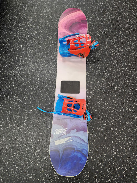 Used Burton CHOPPER Boys Board/Binding Red 120 cm