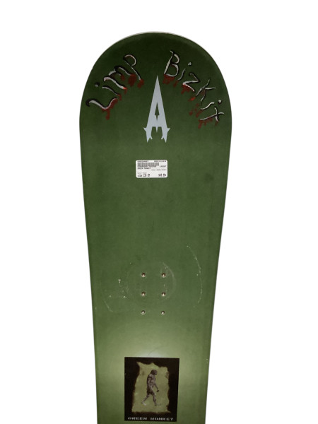 Used Salomon FIERCE Boys Snowboard Only Orange 129 cm