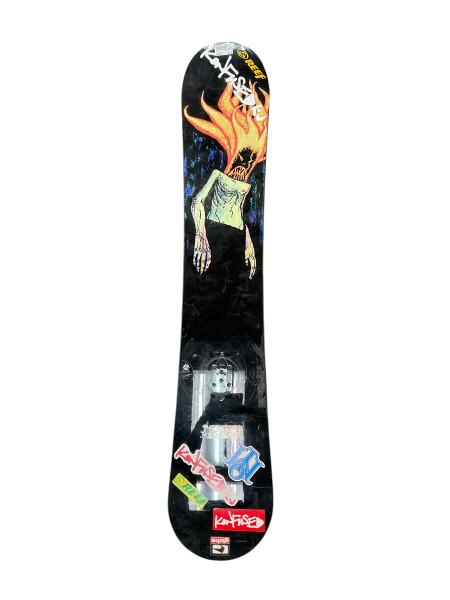 Used Burton AIR Mens Snowboard Only Dark Green 157 cm