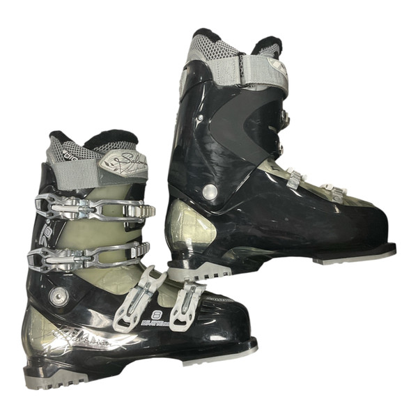 Used Salomon IRONY4 Womens DH Ski Boot Grey 220 MP - J04 - W05 Used Salomon IRONY4 Womens DH Ski Boot Grey 220 MP - J04 - W05