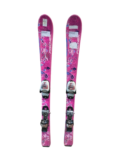 Used K2 LUV BUG Girls DH Ski/Binding Pink 136 cm