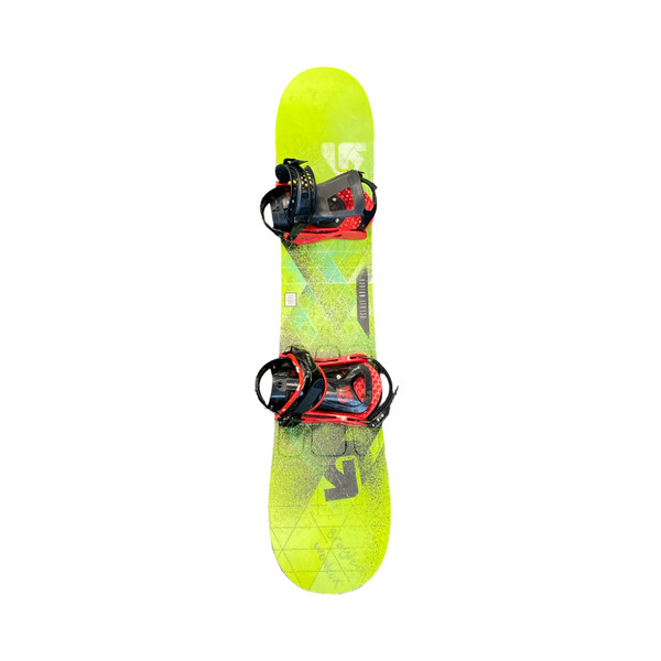 Used Burton CRUZER Boys Snowboard Only Red 145 cm