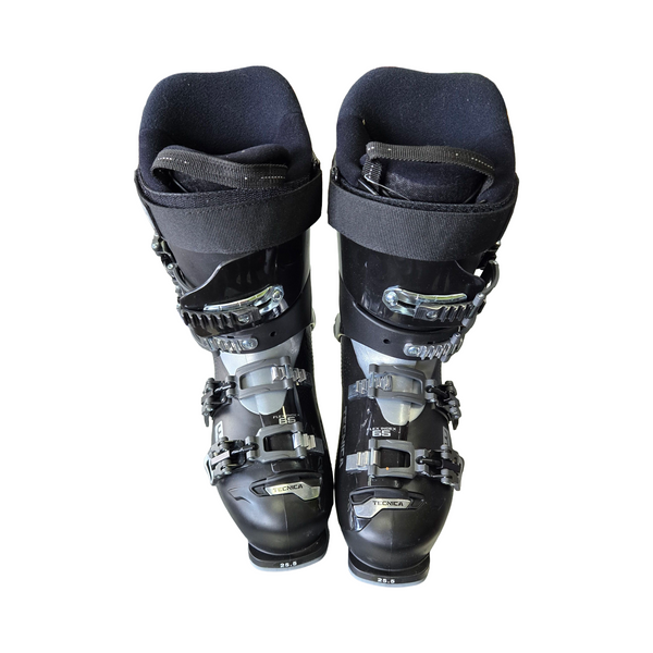 Used K2 SPYRE 100 Womens DH Ski Boot Black And Gold 245 MP - M06.5 - W07.5