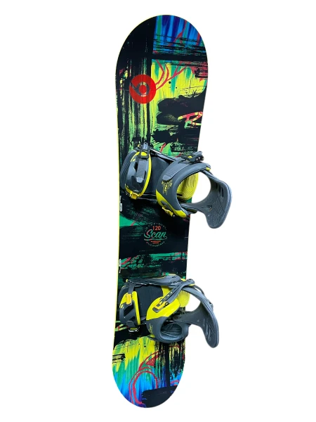 Used Burton CHOPPER Boys Board/Binding Red 120 cm