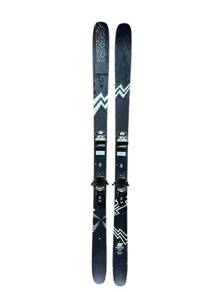Used K2 JIB ROCKER Mens DH Ski/Binding Red 159 cm