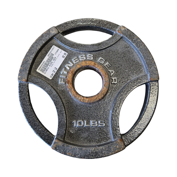 KEENSO Plaques de poids olympiques 2 pcs 10 kg Fonte ES006