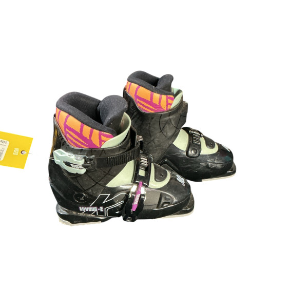 Used Atomic HAWX GIRL 4 Girls DH Ski Boot White 245 MP - M06.5 - W07.5