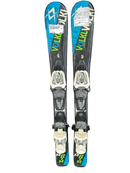 Used Atomic ETL 125 BEND-X Boys DH Ski/Binding White 125 cm