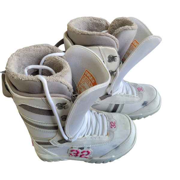 Used Burton EMERALD Womens Snowboard Boots Green Senior 9