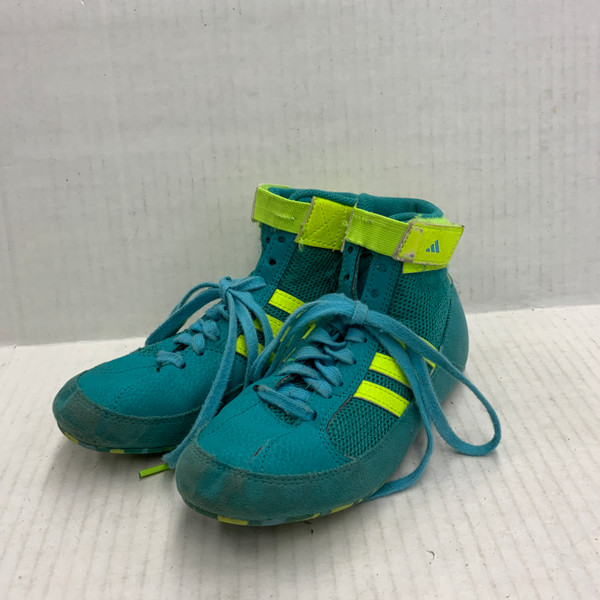 Used Adidas Wrestling Shoes Teal Senior 7
