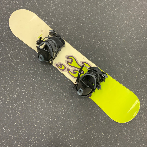 Burton Chopper 115 ビンディング付、ブーツジャンク品 Used Burton CHOPPER 115CM Boys Board/Binding Black And Yellow 115 cm