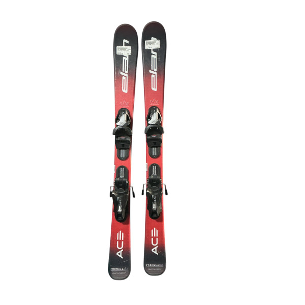 Used Atomic REDSTER J4 Boys DH Ski/Binding Red 130 cm