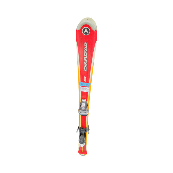 Used Elan CARVE X JR Boys DH Ski&frasl;Binding Red 133 cm