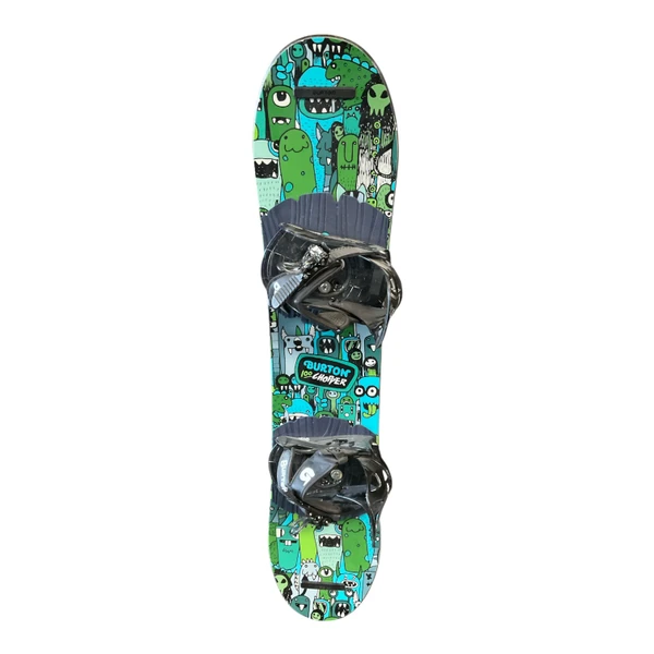 Used Burton CHOPPER 115CM Boys Board/Binding Black And Yellow 115 cm Used Burton CHOPPER 115CM Boys Board/Binding Black And Yellow 115 cm
