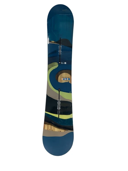 Used Burton CRUZER Mens Snowboard Only Black 151 cm