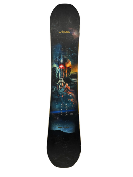 Used Sims SWITCH BLADE MINI Boys Snowboard Only White 130 cm