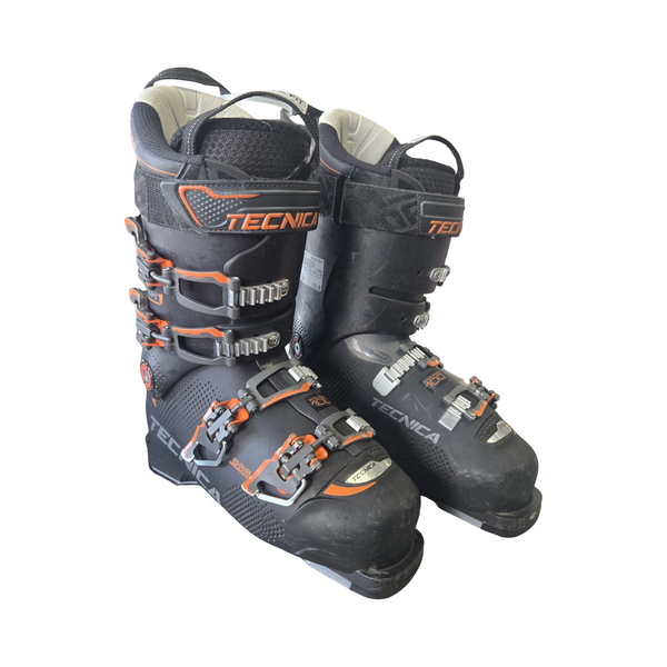 Used Tecnica COCHISE 130 PRO Mens DH Ski Boot Green 255 MP - M07.5