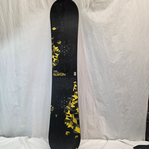 Used Burton LTR Boys Snowboard Only Black 130 cm