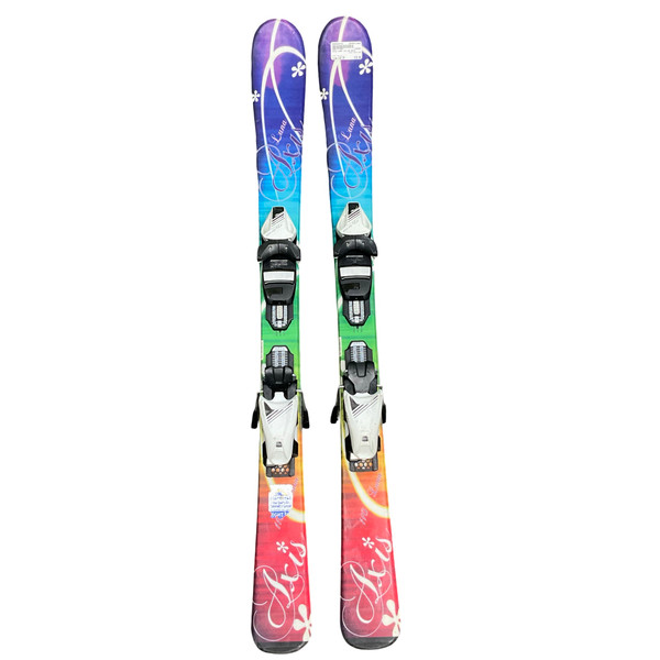 Used Volkl ATTIVA CHICA Girls DH Ski/Binding Pink 110 cm
