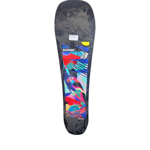Used Burton LTR100 Boys Snowboard Only Optic Yellow 100 cm