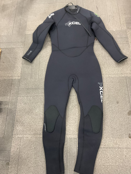 Used MATUSE Dante 4/3mm Chest Zip Mens Full Suit / Wetsuit Black XL
