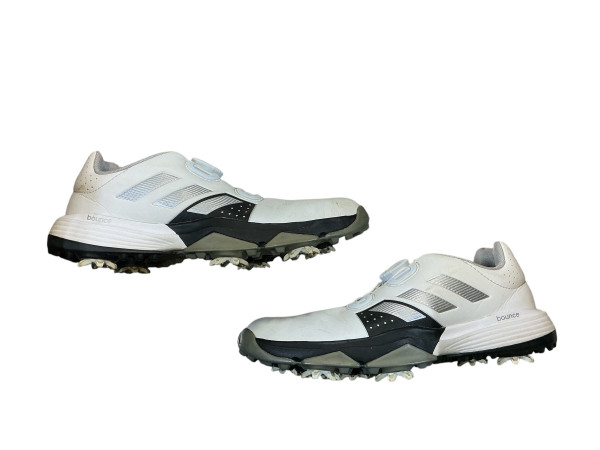 Used Adidas ADIPOWER BOA JR 5.0 GOLF SHOE Jr Golf Shoes White Junior 05