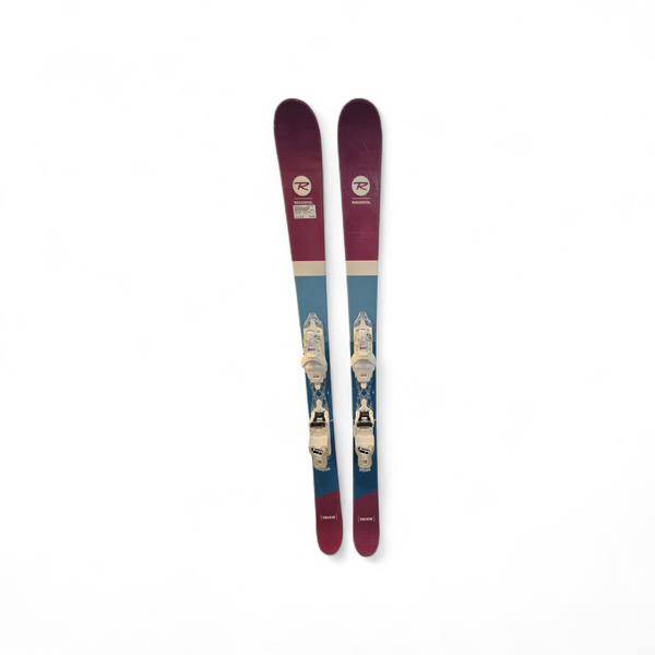 Used Rossignol SASSY 7 WOMENS SKIS 140CM Womens DH Ski/Binding