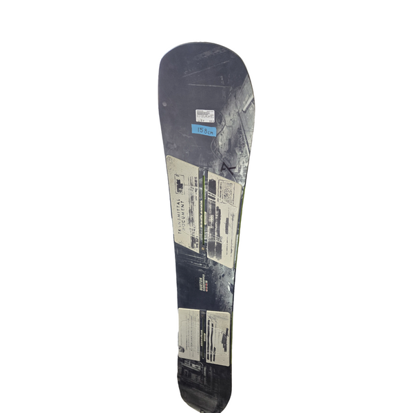 Used Burton CUSTOM Mens Snowboard Only White 158 cm
