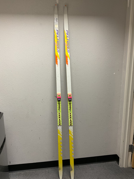 FISCHER RCS スキー板 イエロー/ホワイト Used Fischer SPORT GLASS SHORT CUT 183 cm Men's Cross Country Ski