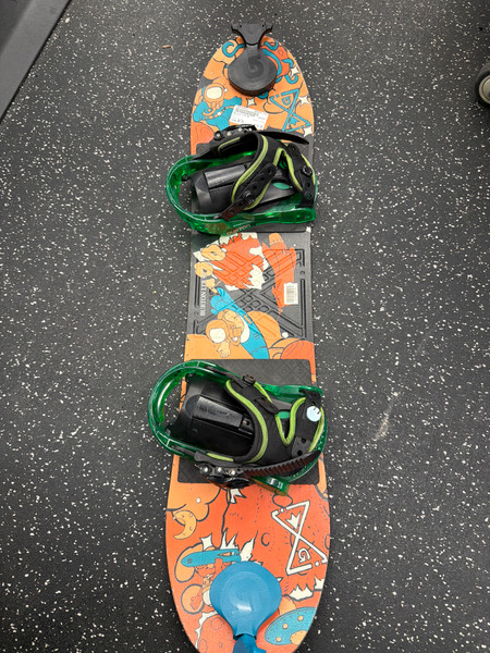 Used Burton CHOPPER 120CM Boys Board/Binding Red 120 cm