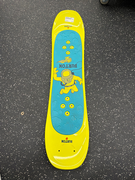 Used Burton LTR Boys Snowboard Only Green 130 cm