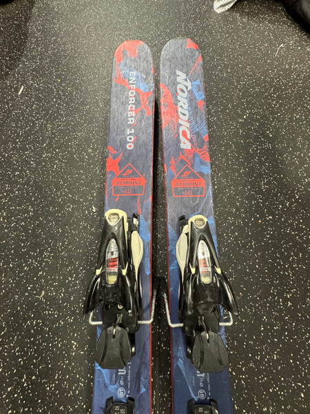 Used Fischer VIRON 2.2 Mens DH Ski/Binding Black 170 cm