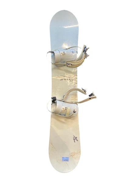 Used Morrow LOTUS 149cm Womens Snowboard w/ Heelside Bindings