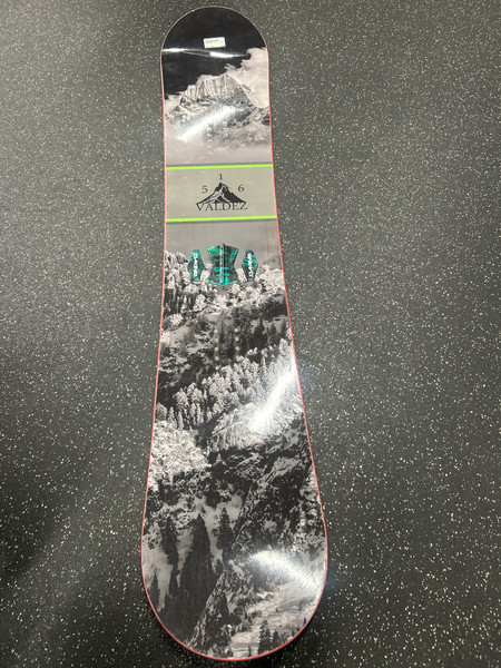Used Burton SEVEN Mens Snowboard Only Black 161 cm