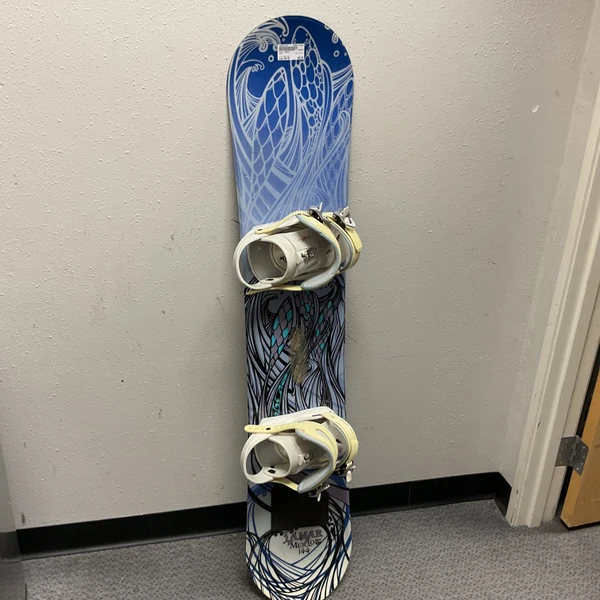 Used Burton SUPERMODEL Womens Board/Bindings Teal 156 cm