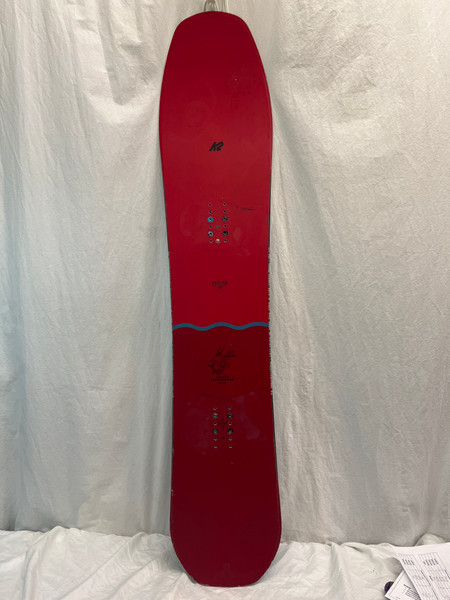Used Burton SHERLOCK Mens Snowboard Only Black And Optic Yellow 160 cm