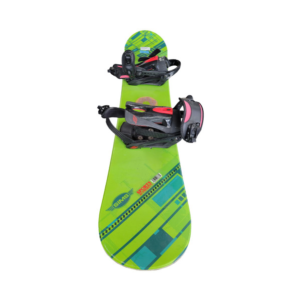 Used Burton CHOPPER 115CM Boys Board/Binding Black And Yellow 115 cm