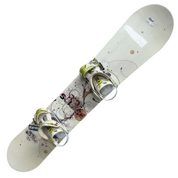 Used Morrow WIL FLOWERS Womens Board/Bindings Pink 148 cm