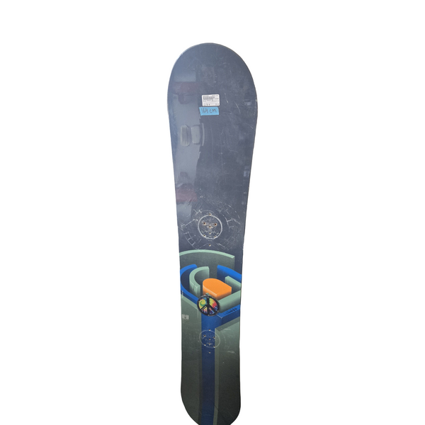 Used Burton BLUNT Mens Snowboard Only Tan 154 cm