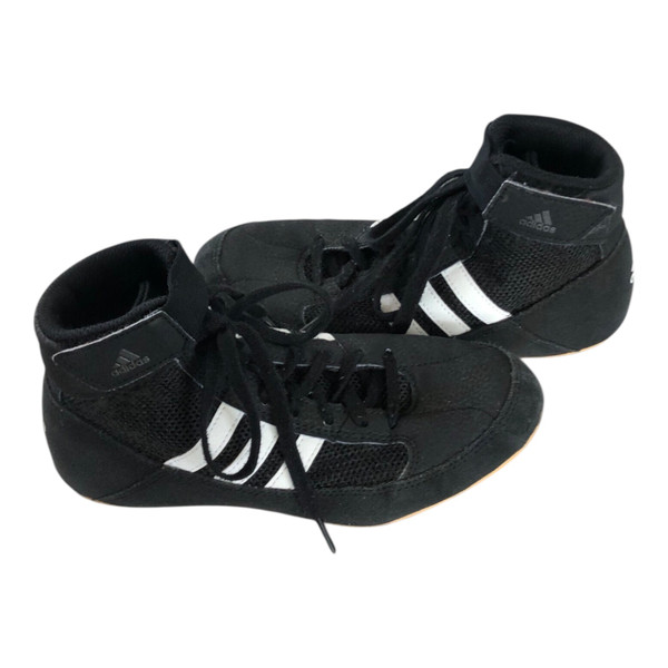 adidas gazelle silver green womens Adidas 2000s Leather Vintage Boxing wrestling Boots 43/44 – darina`s garms main image 0