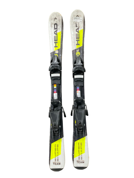 Used Head SUPER SHAPE TEAM 107 cm Boys' Downhill Ski Combo Boys