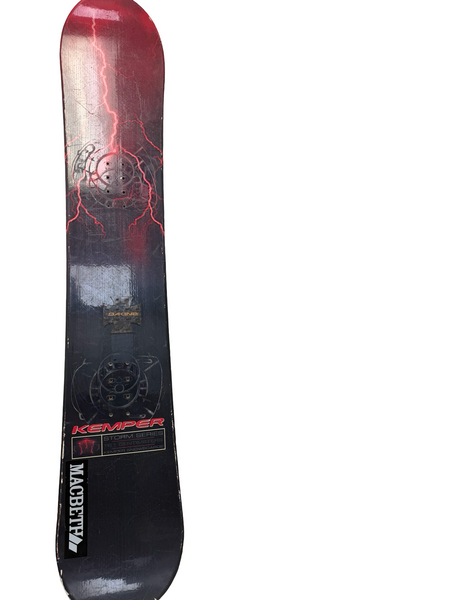 Used Burton SUPERFLY II 157 Mens Snowboard Only Black 152 cm